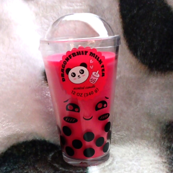 Other - Dragonfruit Milk Tea Scented Candle-Nwt